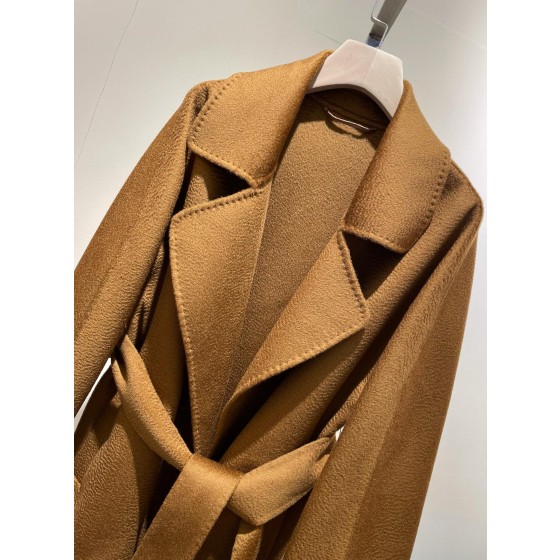 Short Water Wave Pattern Cashmere Coat Q41 (Please consult customer service to confirm the size before placing a custom order)